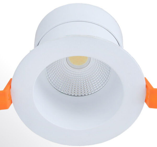 IVY White-Black 10W Round 90mm Cut-Out Dimmable Down Light With 3 Colour Temperature