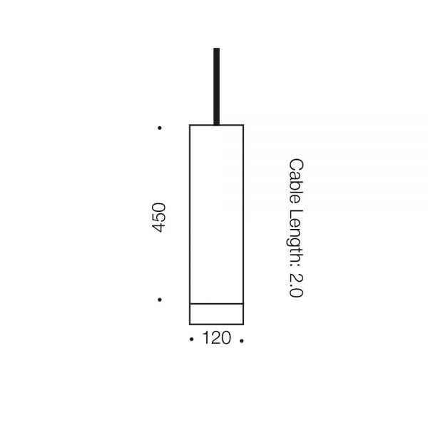 Dakota PE-AL-OK LED Pendant