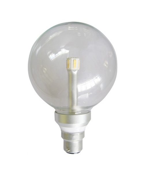 CLA Led G125 6W Clear Glass Globe