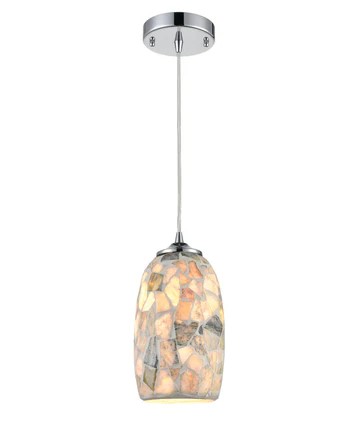 Glaze Stone Mosaic Hand Blown Glass Pendant Light