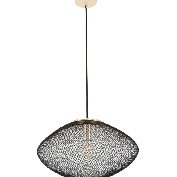 Golpe Modern Interior Large Oval Stainless Steel Pendant Light