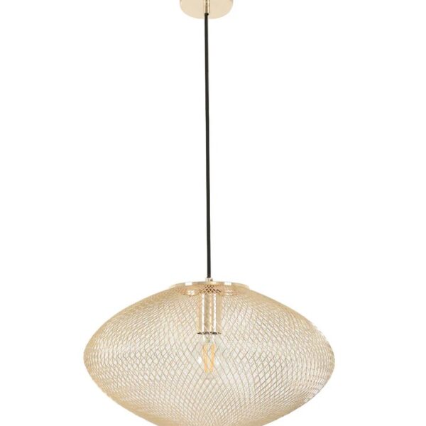 Golpe Modern Interior Small Oval Stainless Steel Pendant Light