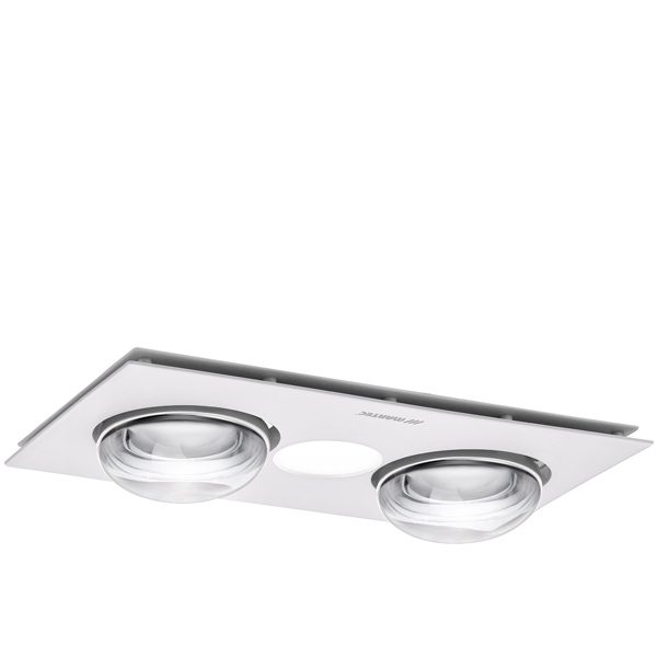 Forme 2–3 in 1 Bathroom Heater and Exhaust Fan with Tricolour LED Light