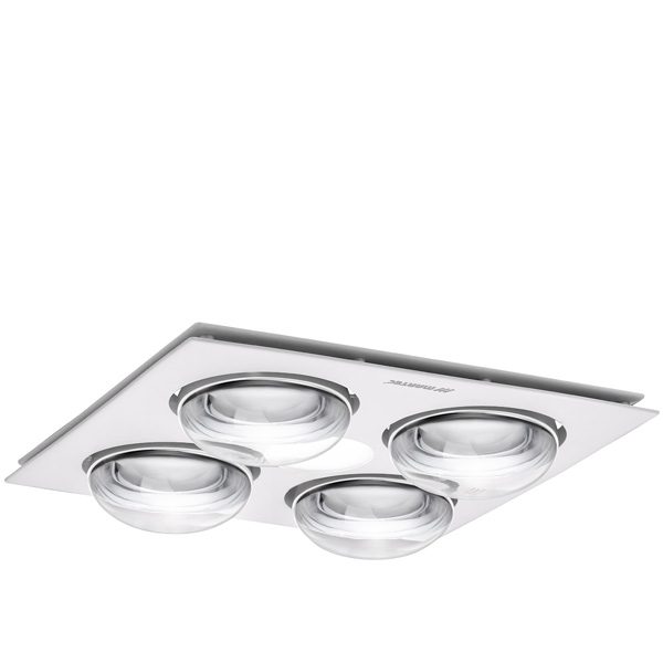 Forme 2 – 4 in 1 Bathroom Heater and Exhaust Fan with Tricolour LED Light