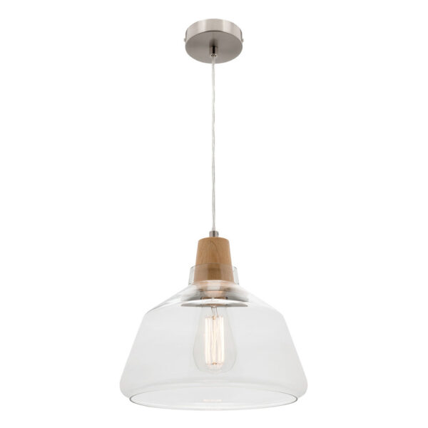 Laya Small Clear Glass Pendant