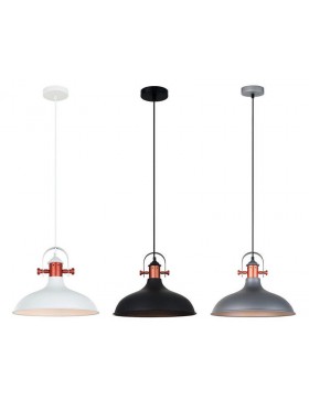 Narvik Industrial Dome Single Pendant Light