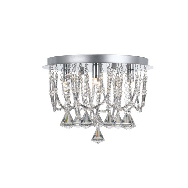 Sandro Modern Small 5 Light Fitting For Low Ceiling