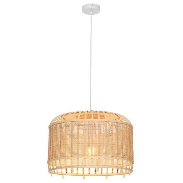 Sefina Small  Single Natural Bamboo Pendant Light