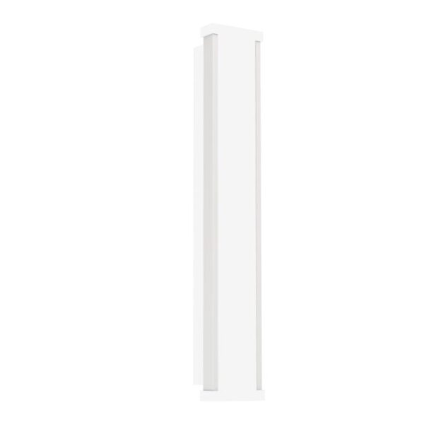 Neviano Small Exterior White Tricolour Led Wall Light IP44