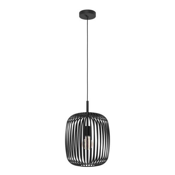 Romazzina 900494N Single Black Pendant Light.