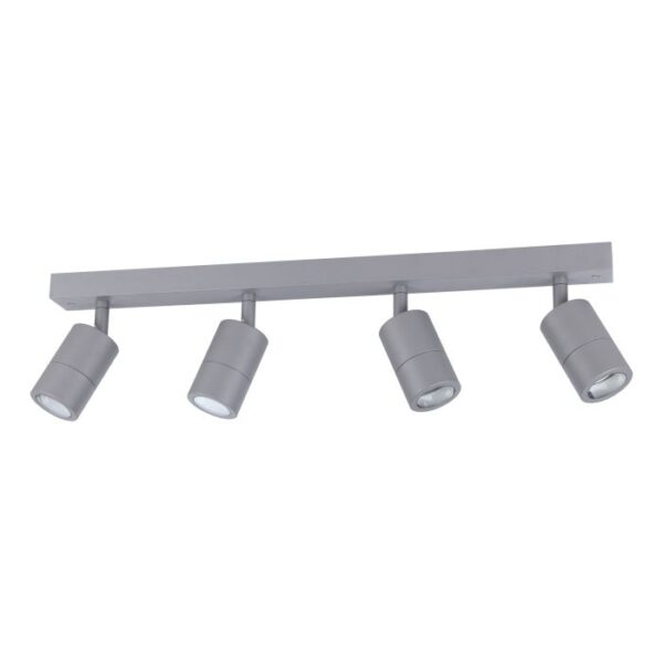 Fremantle4 Light Bar Adjustable Grey 206166 GU10 Pillar Spot Light IP55