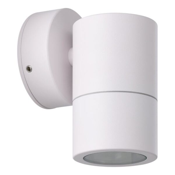 Fixed Head Exterior White 206135 GU10 Pillar Spot Wall Light IP65