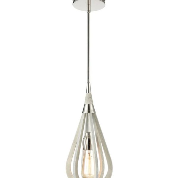 Bonito6 Small Winter Moss Tear Drop Pendant Light