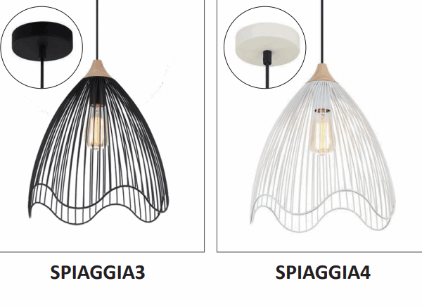 Spiaggia Cone Shape Single Pendant Light