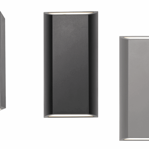 Up/Down Exterior Bloc EX8-3C Led Tri-Color  Wall/Pillar Light