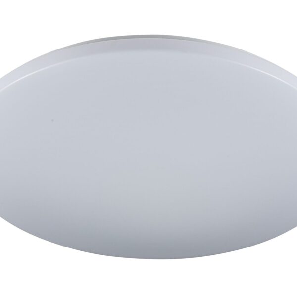 Mercury Small 18w Led Tri-Colour Oyster Ceiling Light With Flat Opal Cover
