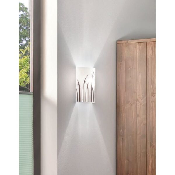Rivato Curve Decoration Glass Wall Light