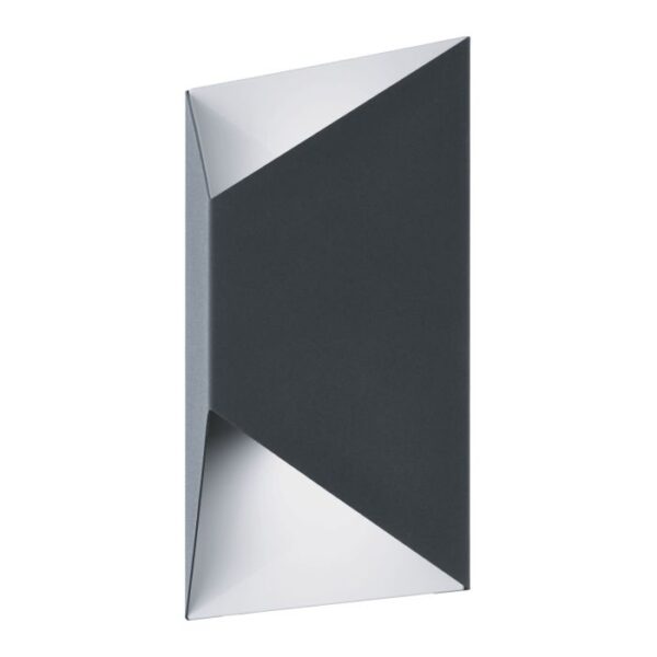 Predazzo Exterior Up Down Anthracite Led Wall Light IP44
