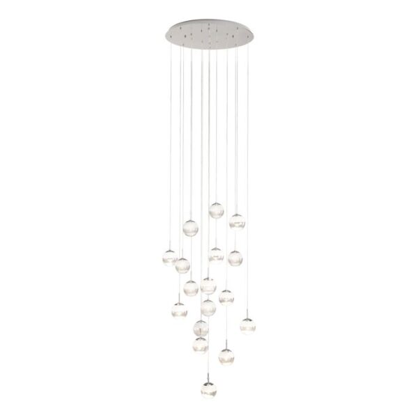 Montefio2  39547 LED Glass Dimmable Pendant Light