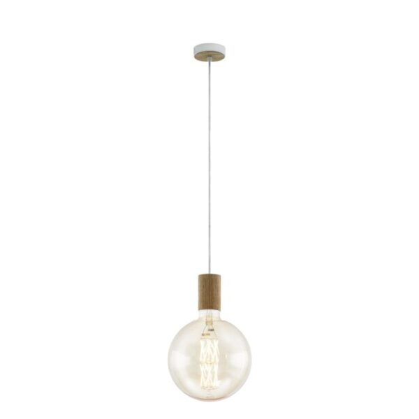 Tavistock 49071N Single Wooden Open Pendant Light