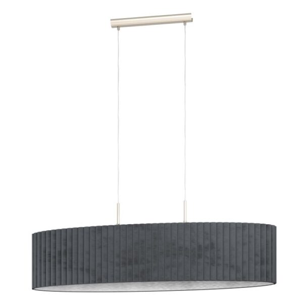 Tamaresco Ovel Lamp Shade 39773N Grey Pendant Light.