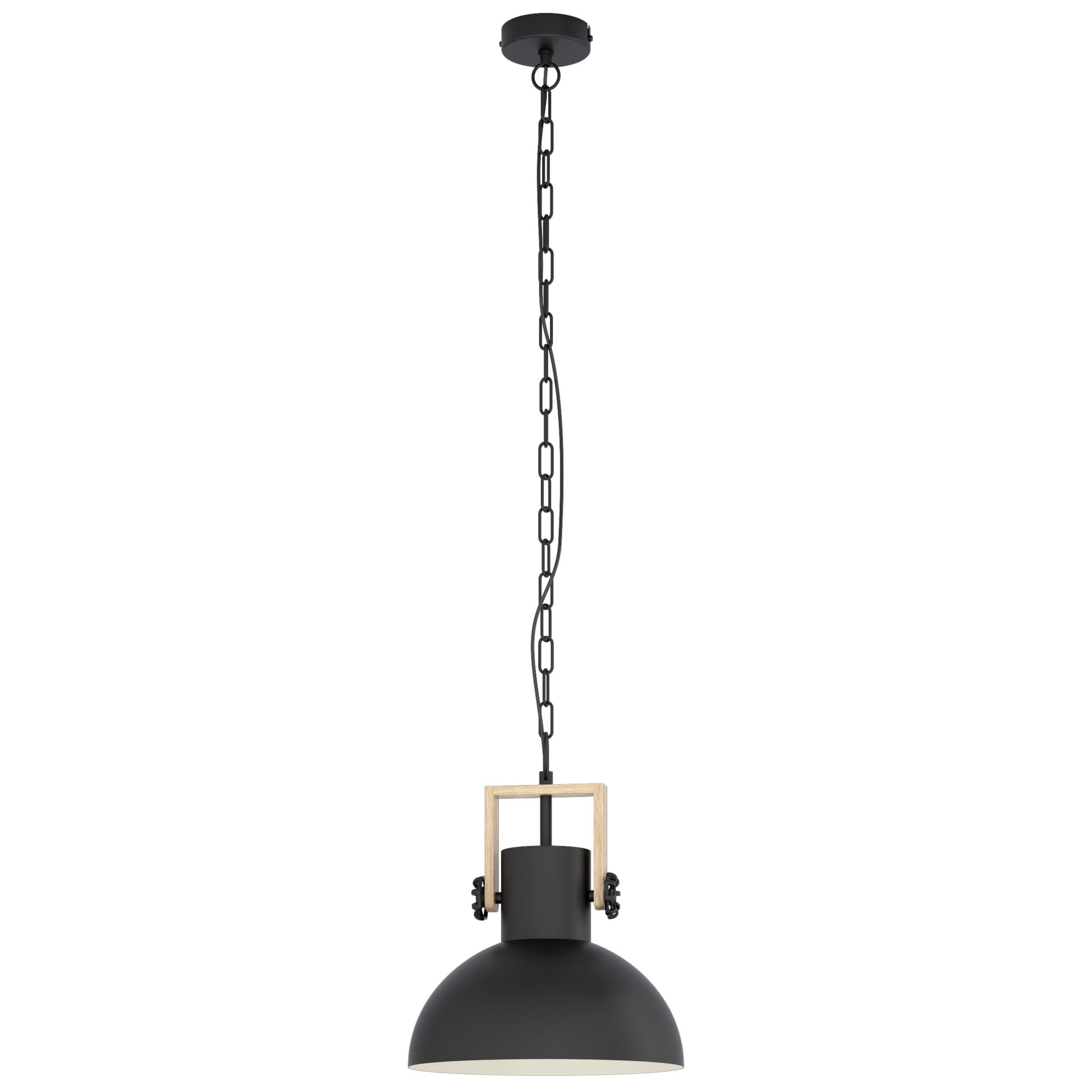Lubenham 43162N Black Single Pendant Light
