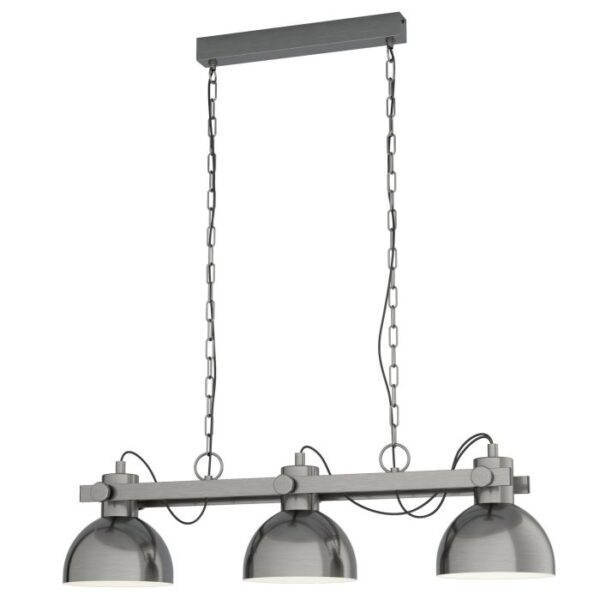 Lubenham 43168N Antique Nickel Three Light Parella Bar Pendant Light