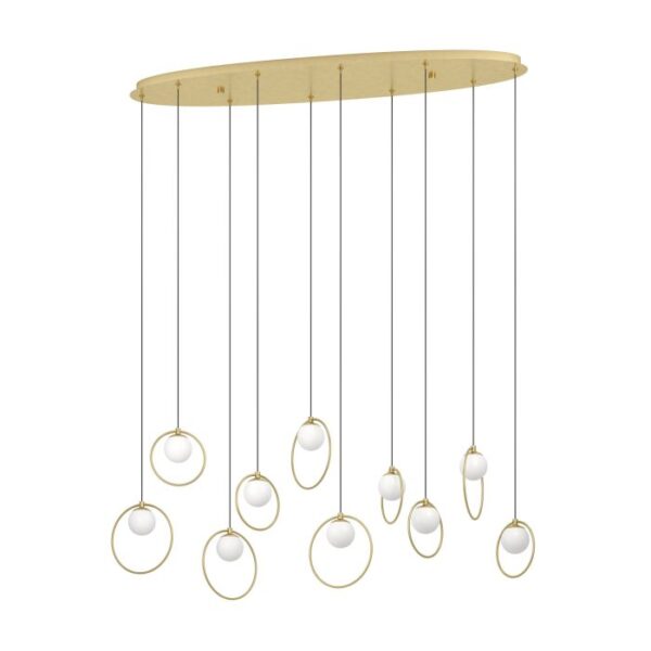 Portocolom 390347 Ten Light LED Dimmable Pendant Light