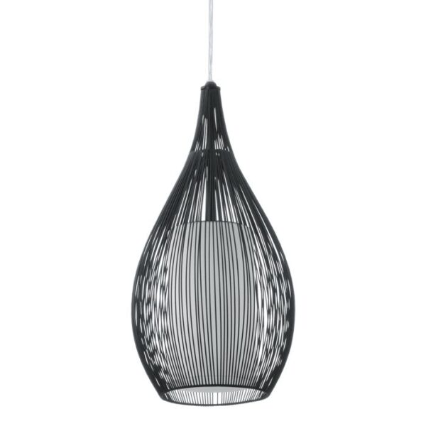 Razoni 92252 Small Single Black Pendant Light