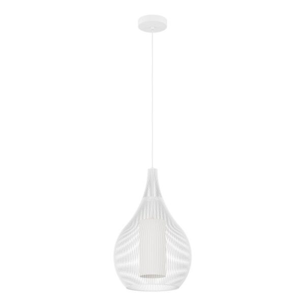Razoni 900829N Single Large White Pendant Light