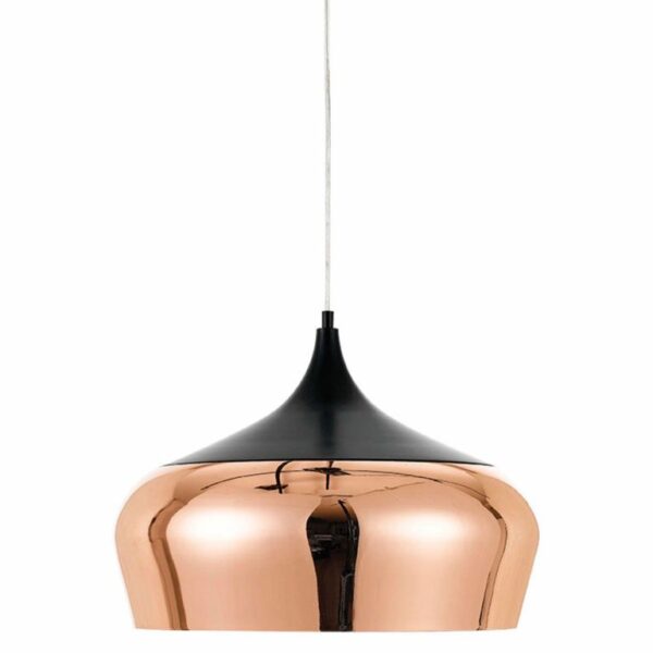 Polk PE45 Large Industrial Decor Single Copper Pendant Light