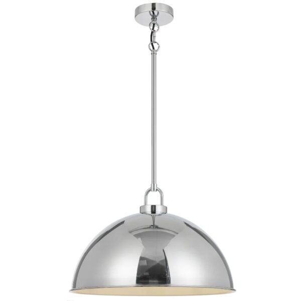 Emerson 450mm Large Size Single Dome Metal Pendant