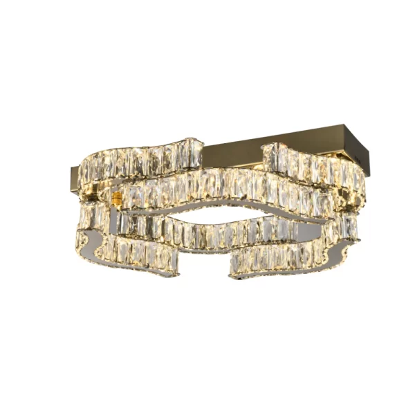 Jura 400mm 3CCT LED Close to Celling Crystal with Dimmable Bluetooth Remote