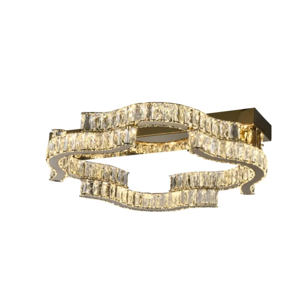 Jura 500mm 3CCT LED Close to Celling Crystal with Dimmable Bluetooth Remote