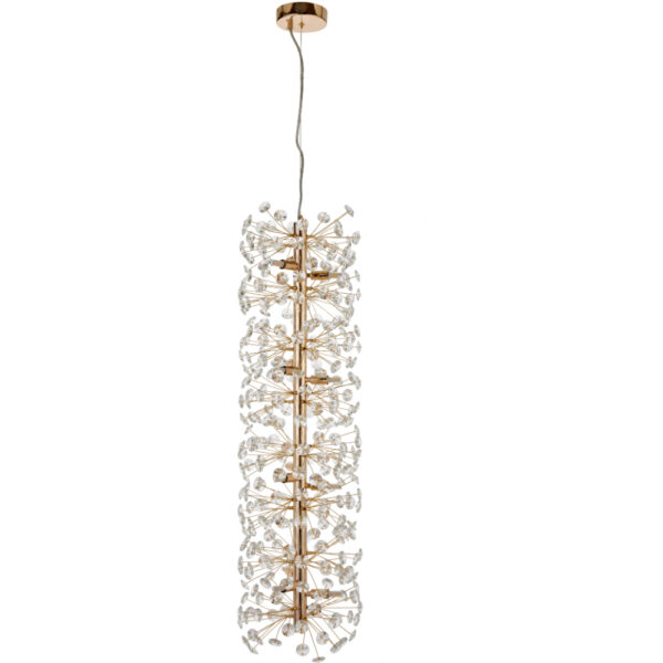 Lerida 12 Vertical Shape Modern Crystal Pendant