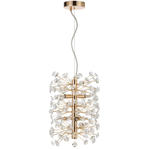 Lerida 6 Vertical Shape Modern Crystal Pendant