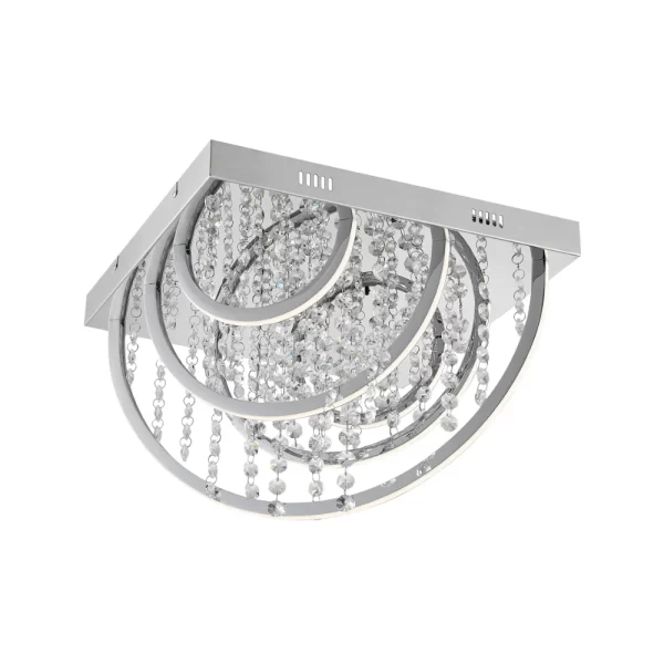Luxia 25W Square Led and RGB Color with Remote Crystal Close-to-Ceiling