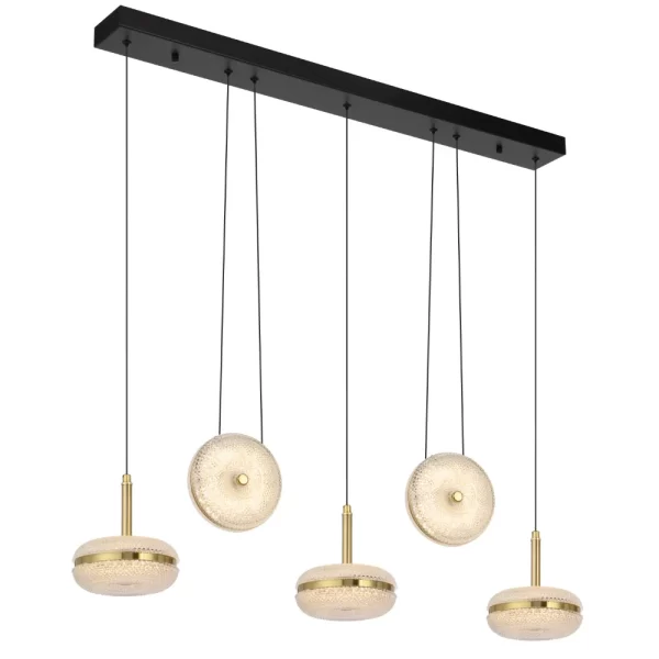 Govan 5 Light Bar LED Modern Style Kitchen-Dinning Table Pendant