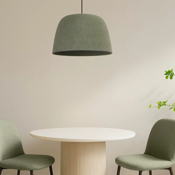 Malin 430mm Fiber Dome Shade Pendant