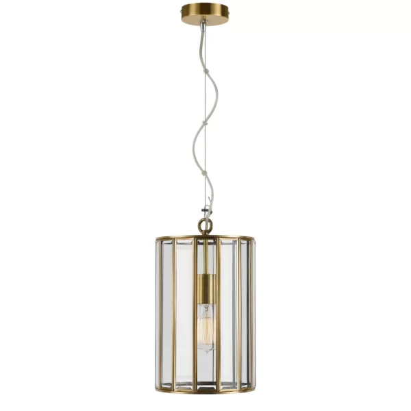 Pratt 200mm Solid Brass Single Pendant