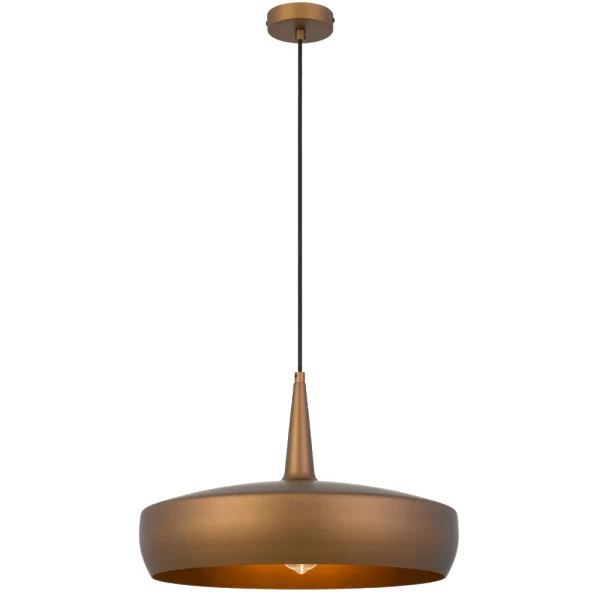 Sabra 450mm Single Dome Metal Industrial Pendant