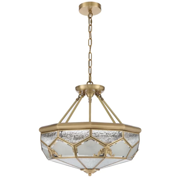 Valmont 6 Lights Brass Pendant and Close-to-Ceiling